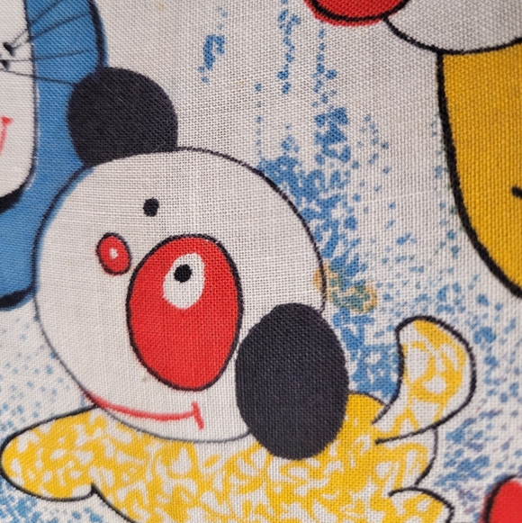 Vintage Small Fabric Parasol Umbrella Novelty Kokechi Colorful Whimsy - Picture 9 of 11